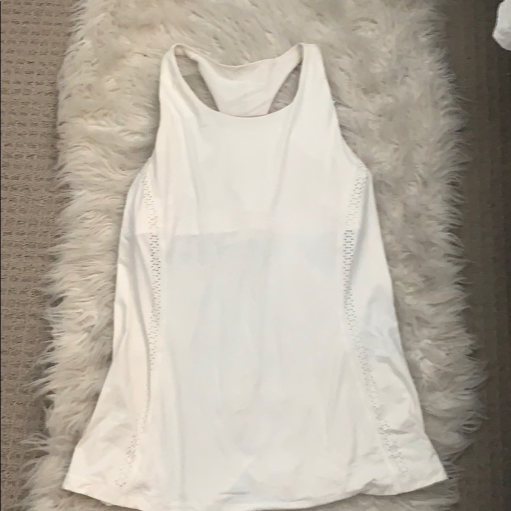 White tank top